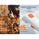 Воздуходувка аккумуляторная Litheli U20BR01-0U110 садовая из УМБ 10000 mAh White 560 CFM 38 м/с 604 м³/ч 17000 об/мин 2 режима - изображение 5