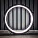 Кольцевая настольная Led-лампа 24 × 24 × 4 см с светом по кругу 3D-светильник в стиле модерн для интерьера - изображение 1