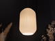 Изысканный пластиковый абажур 11 x 11 x 17,5 см с прорезями для подвесного светильника под патрон Е27 Белый - изображение 1