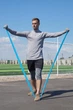 Лента-эспандер Active Point латекс 200 см 6,8 кг синяя - изображение 7