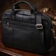 Сумка портфель мужская из натуральная кожи Vintage leather-23041 Черная - изображение 14