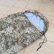 Спальный мешок-одеяло демисезонный 195х70 см, туристический спальник с капюшоном и наполнителем холлофайбер, с молнией и липучкой, с чехлом для туризма, рыбалки и отдыха на природе Пиксель, MESH-03 - изображение 7