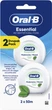 Зубная нить Oral-B Essential Floss Мятная Вощеная 2 катушки по 50 м (8006530045995) - изображение 2