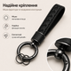 Брелок шкіряний для ключів Black ,Міцний ремінець для телефону ,сумки ,чорний - зображення 5