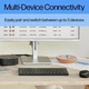 Клавиатура HP 350 Compact Multi-Device Bluetooth UA Black (692S8AA) - изображение 4