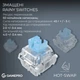 Клавіатура GamePro Asgard Valhalla Pro (MK160B-D-Pro) Rainy Switch Wireless/Bluetooth/USB UA Black (MK160B-D-Pro) - зображення 8