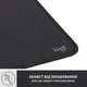 Килимок для мишки Logitech Mouse Pad Studio Series Graphite (956-000049) - зображення 5