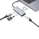 Type-C-Хаб Proove Iron Link 6 in 1 (2*USB3.0 + SD/TF + RJ45 + HDMI) silver - изображение 3