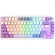 Бездротова механічна клавіатура Proove Gaming Coupe White, Huano Kobe Switch, 75%, RGB, (2.4G/Bluetooth/USB) - зображення 1