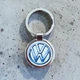 Металевий брелок Volkswagen - Брелок для ключів автомобіля Фольцваген - Chaban Souvenir - Автомобільний сувенір / Подарунок автомобілісту, круглий (колір металік) ZSM_14 - зображення 2