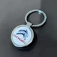 Металевий брелок Citroen - Брелок для ключів автомобіля Сітроен - Chaban Souvenir - Автомобільний сувенір / Подарунок автомобілісту, круглий (колір металік) ZSM_13 - зображення 2