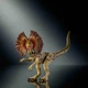 Динозавр Дилофозавр Світ Юрського Періоду Jurassic World Hammond Collection Dilophosaurus Dinosaur Mattel (JKM93) - изображение 5