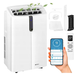 Портативный кондиционер 12000 BTU 3.5 кВт для дома 30 м2 белый Ruhhy СS-0401 - изображение 1