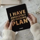 Планер «I HAVE ABSOLUTELY NO PLAN» черный - изображение 4