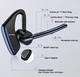 Гарнитура New Bee M50 Bluetooth 5.2 Rus до 24 часов разговоров Blue - изображение 2