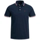 Поло JJEPAULOS POLO SS NOOS Jack & Jones 12136668-Navy Blazer S Синій (5713770071389) - зображення 6