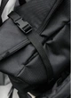 Жіночий міський рюкзак RollTop з поліестеру для ноутбука 12.5–17 дюймів з регульованим об'ємом та кишенями, чорний 60602 - зображення 6