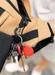 Велика жіноча поясна сумка бананка з екошкіри Sambag DynamicDart бежева 60521 - зображення 5