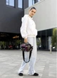 Женская сумка бананка через плечо из полиэстера городская Sambag Flex Pro с принтом ABSTRACT 60505 - изображение 7