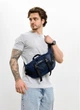 Чоловіча поясна сумка бананка Sambag DynamicDart синя велика містка водовідштовхувальна 62285 - зображення 12