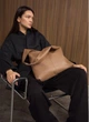 Жіноча сумка Sambag HOBO M кавова з екокожі стильна жіноча hobo-сумка 51921 - зображення 6