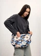 Женская сумка Sambag HOBO Dolly с принтом “Blue Flowers” модная повседневная сумочка 51908 - изображение 3