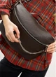 Кожаная сумка для ноутбука Sambag Roll Urban Laptop коричневая 46x26 см для 12.5–17 дюймов Sambag 55158 - изображение 5