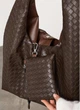 Жіноча сумка Sambag HOBO WEAVE коричнева 34x37x16 см екошкіра для ноутбука до 17 дюймів Sambag 55173 - зображення 9