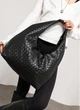 Женская сумка Sambag HOBO WEAVE черная 34x37x16 см эко-кожа для ноутбука до 17 дюймов Sambag 55170 - изображение 5