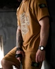 Мужской летний костюм Stone Island шорты+футболка 2XL бежевый (96235) - изображение 8