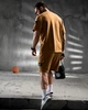 Мужской летний костюм Stone Island шорты+футболка 2XL бежевый (96235) - изображение 9