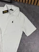 Мужской льняной костюм Polo Ralph Loren шорты+рубашка 2XL белый (RL0010) - изображение 3