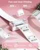 Термопринтер этикеток и наклеек MUNBYN ITPP129B USB Розовый | Принтер для печати ТТН Новая Почта, Укрпочта, штрих-кодов - Б/У - изображение 5