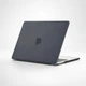 Чехол-накладка для MacBook Air 13.6" M2/M3/M4/M5 2022–2026 A2681/A3113/A3240/A3449 твердый пластиковый защитный кейс Black Черный матовый - изображение 2