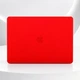 Чохол-накладка для MacBook Air 13.6" M2/M3/M4/M5 2022–2026 A2681/A3113/A3240/A3449 твердий пластиковий захисний кейс Red червона матова - зображення 2