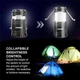 Набор кемпинговых LED фонарей GEMEK (2 шт), раскладной туристический фонарь-лампа на батарейках, портативный светильник - Б/У - изображение 5