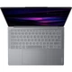 Ноутбук Lenovo Yoga Slim 7i Gen 11 Aura Edition (83QM0035RM), Intel Core Ultra 7 355 / 14" / OLED / 60 Гц / RAM 16 ГБ LPDDR5X / SSD 512 ТБ / Intel Graphics / Windows 11 Pro / Сірий - изображение 3