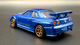 Машинка Базовая Hot Wheels Skyline GT-R (BNR34) Nissan 1:64 JJK35 Blue - изображение 3