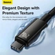 Кабель Baseus Tungsten Gold Fast Charging Data Cable Type-C to Type-C 240W 2m Black - зображення 10