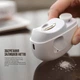 Электрическая машинка для стрижки ногтей с полировкой Bodasan с LED-подсветкой и USB Type-C Белая (DNL5) - изображение 5