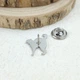 Значок из стали BROCHE брошь бижутерия Животные Кот серебристый BRGV115235 - изображение 3