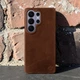 Накладка Stenk Cover Crazy Horse для Samsung Galaxy S26 Ultra Коричневый (80656) - изображение 2
