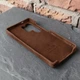 Накладка Stenk Cover Crazy Horse для Samsung Galaxy S26 Ultra Коричневый (80656) - изображение 5