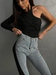 Боди с открытым плечом - Classyme - M - Черный - (23bod) - изображение 3