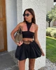 Юбка-баллон с завязками на талии - Classyme - L - Черный - (19sp) - изображение 3