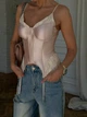 Корсет с кружевом - Classyme - S - Розовый - (30bod) - изображение 2
