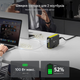Зарядний пристрій HUNDA 300 Вт USB C GaN, настільна зарядна станція, 5 портів, швидкий адаптер живлення PD 100 Вт - изображение 2