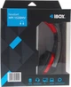 Słuchawki iBOX HPI Czerwone (SHPI1528MV) - obraz 6