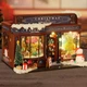 DIY конструктор румбокс Christmas Wonderland — мініатюрний різдвяний магазин із підсвіткою - зображення 2