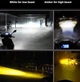 Светодиодная LED-лампа для мотоцикла BA20D H6 12-80В 1320Лм яркий белый свет - изображение 3